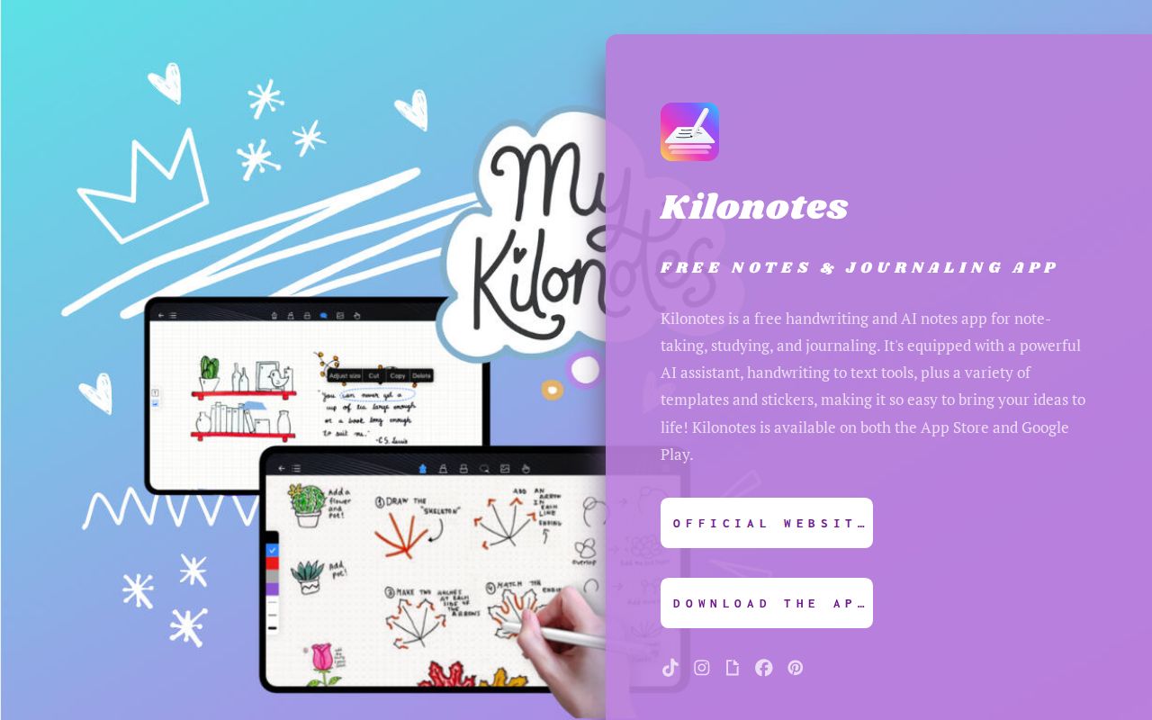 Tutorial Kilonote Kilonotes App